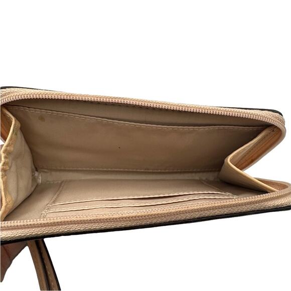 COACH Gold Metallic Wallet - Picture 3 of 6